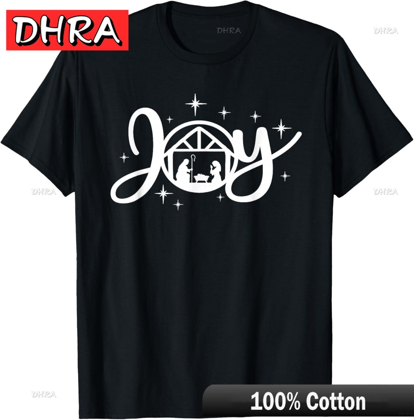

Christian Christmas Joy Jesus Nativity Scene Faith Family TShirt Casual Creative Y2K Tees TShirts for Unisex TShirt Hombre 4XL