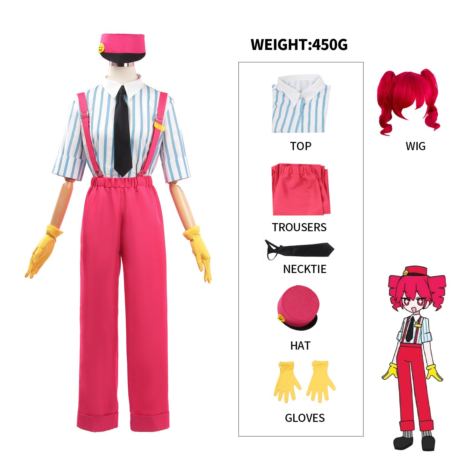 

Anime Miku Mesmerizer Cosplay Costumes Teto Rompers Anime Role Play Uniform Halloween Party Dressing For Women Teto red jumpsuit S&Traditional Cultural Wear
