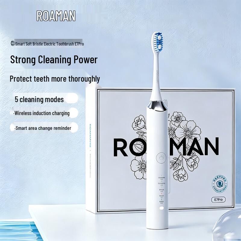 ROAMAN E7 Pro Smart Sonic Electric Toothbrush CN plug (adapter included)