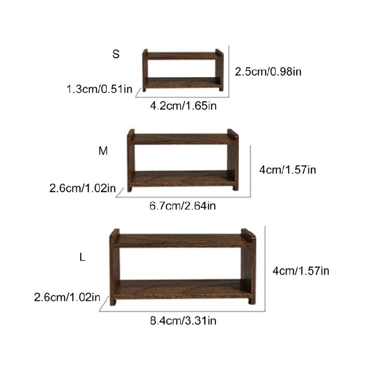 Wood Bookshelf 1:12 Realistic Model Cabinet Decorative Pretend Play Toy
