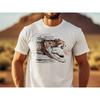 Cheetah T Shirt Wild Animal Art Vintage Washed Unisex Slightly Streetwear Fashion Designer Clothes Comfortable Casual Graphic