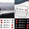 4PCS Car Styling Door Handle Decoration Stickers Decals For Giulia Giulietta 156 159 147 Mito Stelvio Sportiva GT