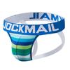JOCKMAIL Mutande Uomo a Strisce Arcobaleno Vita Bassa in Cotone