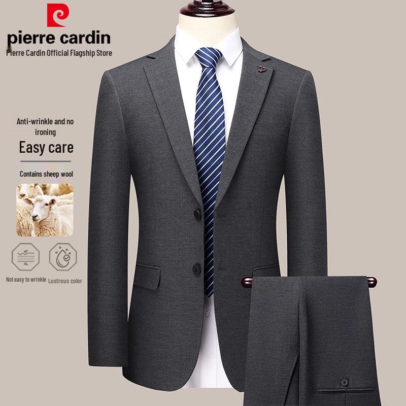 

Pierre Cardin Men s Slim Fit Wool Blend Suit 46