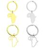 African Berber Pendant Keychain Gold/Silver Color Key Chain Ethnic Style Key Rings Accessory for Culture Enthusiasts