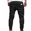 Multi Pockets Training Slacks Deep Crotch Trousers Ankle Tied Mid Waist Men Sweatpants for Jogging