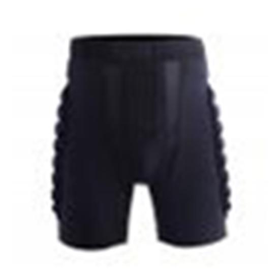 

Унисекс мотоциклетные сноубордические защитные лыжные шорты с мягкой подкладкой на бедрах L чёрный