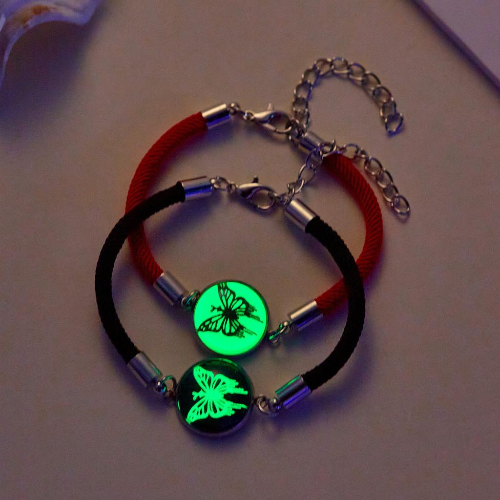 Luminous Handwoven Couple Bracelet Fashion Jewelry For Love Gift