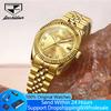 JINSHIDUN 8737 Luxusmarke Original Automatische Herrenuhren Edelstahl Wasserdicht Leuchtend Datum Business Mechanische Uhr