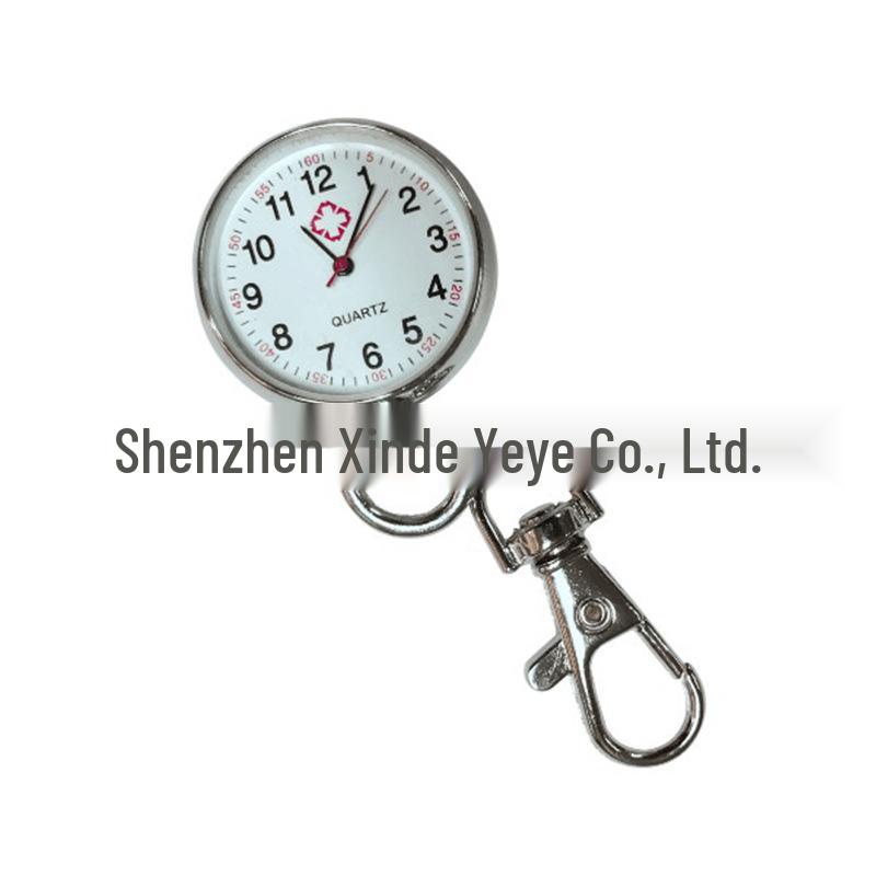 Digital Large Dial Pocket Watch - Ideal for Elderly & Students, with Universal Keychain Design