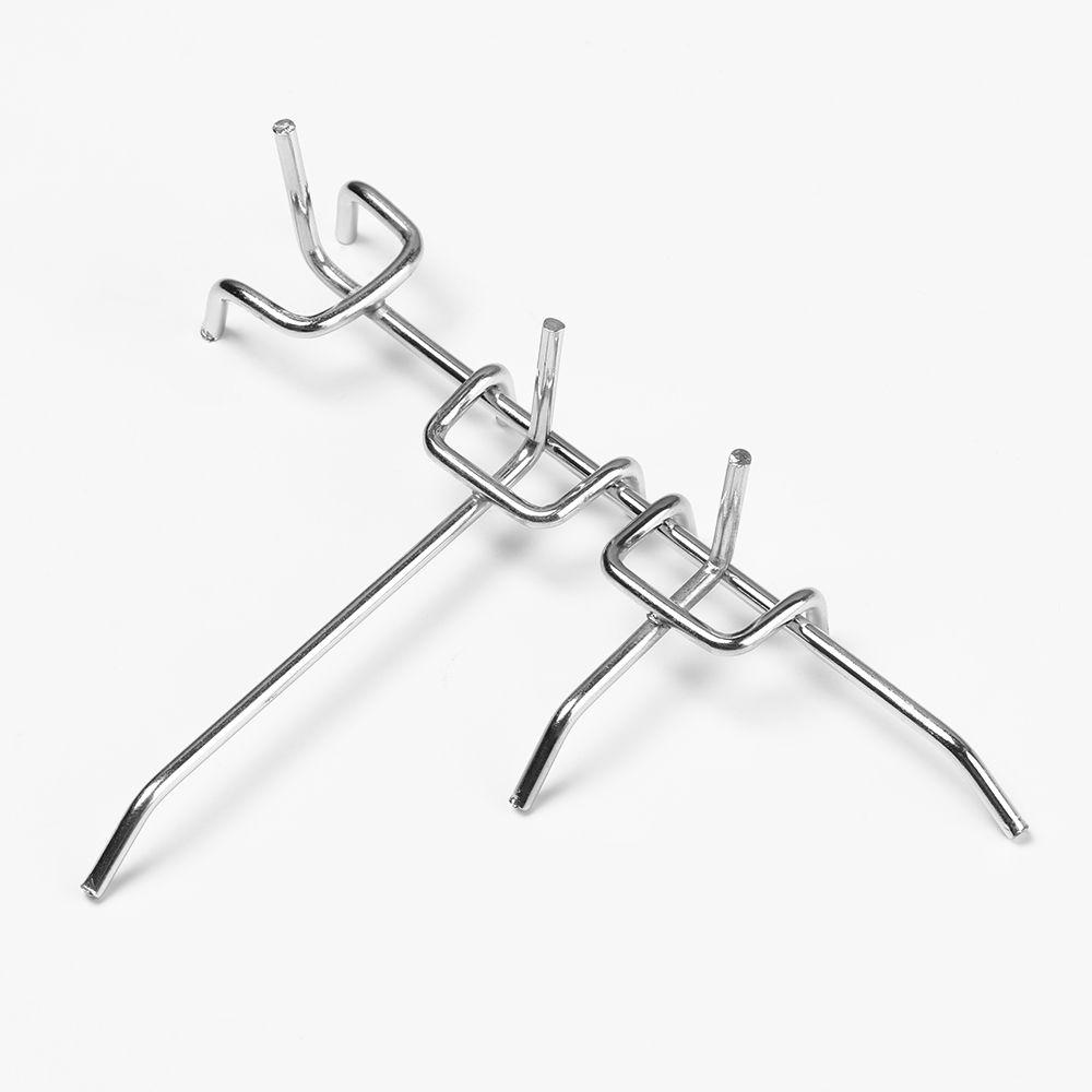 5Pcs Convenient Mesh Perforated Holder Panel Storage Racks Display Hooks Goods Shelf Retail Shop Peg