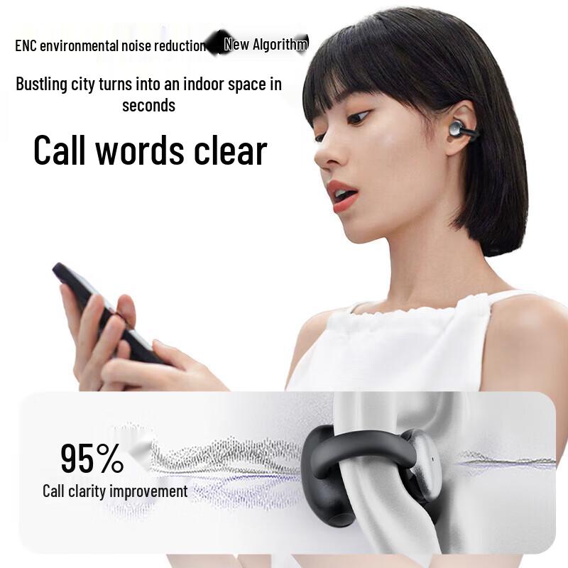 Philips TAT4469 Wireless Ear-Clip Bluetooth Earbuds