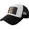 Vintage Clarinets Silhouette Trucker Hat Mesh Baseball Snapback Cap for Music Lovers Outdoors