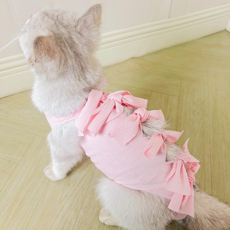 Cat Post-Surgery Recovery Suit - Breathable, Anti-Lick Wear for Medication and Weaning