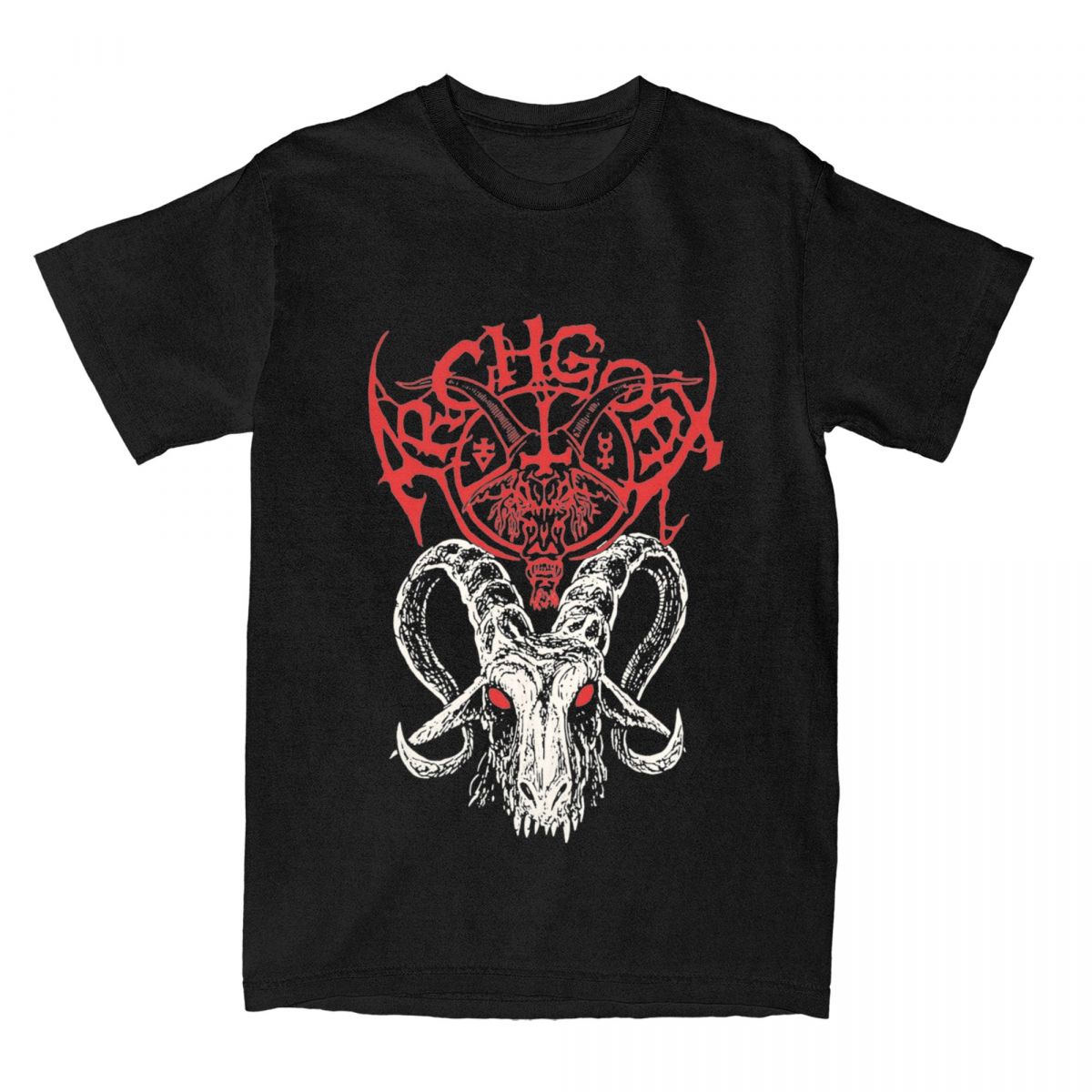 

Мужская женская футболка Archgoat Band Graphic T Shirt Merchandise Awesome Cotton Black Metal T Shirt Tee Clothing Graphic Printing M чёрный