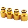 4pcs Racing Fuel Injector Top Hats Adapters Compatible For Honda Civic and Compatible For Acura RDX Injectors To B16 B18 D16Z D16Y Engines