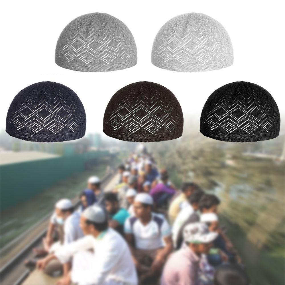 

Knitted hat Skull Cap Kippah Beanies Cap Muslim Cap Islamic Mosque Hats