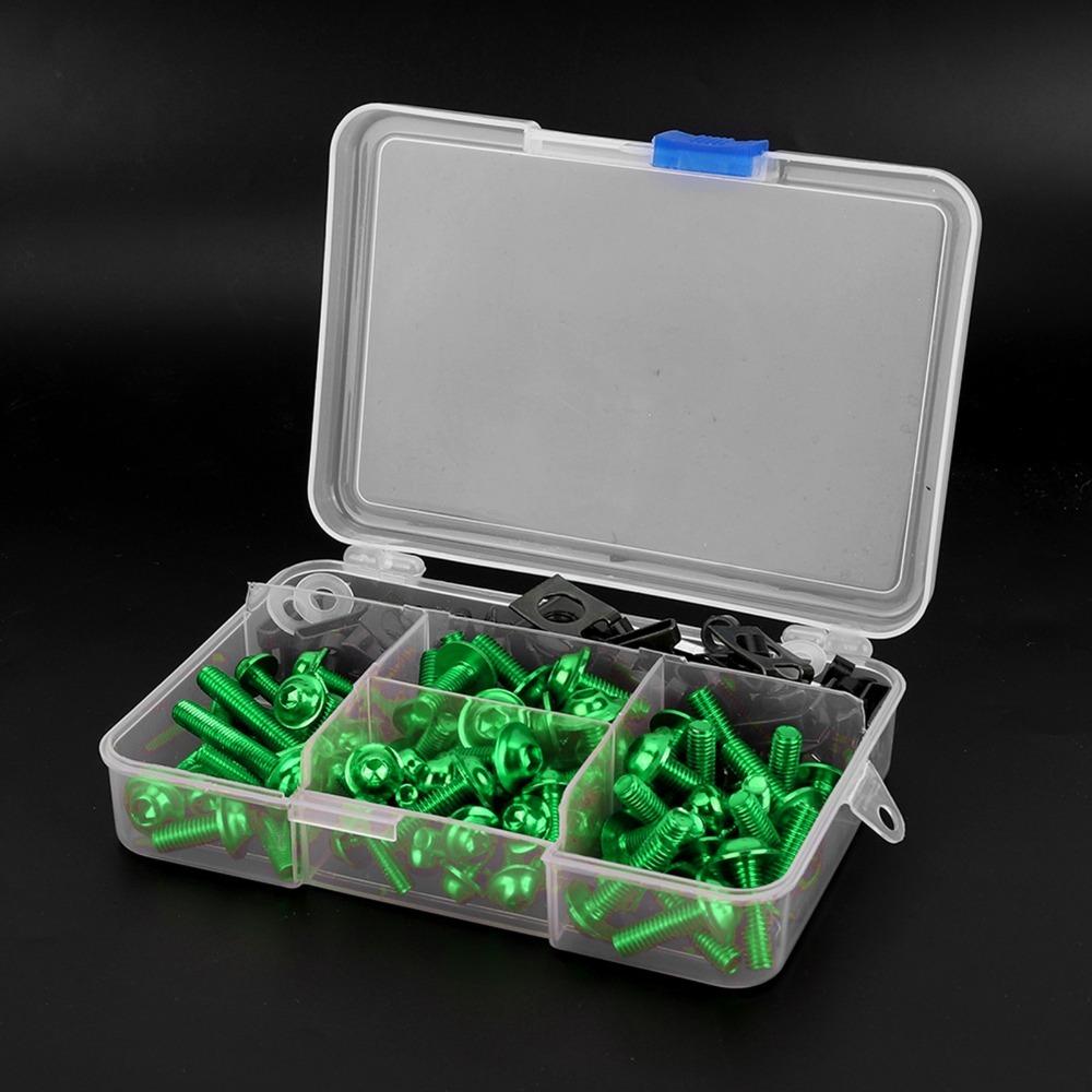 177pcs With Storage Case Motorcycle Fairing Screws For Fairing Replacement