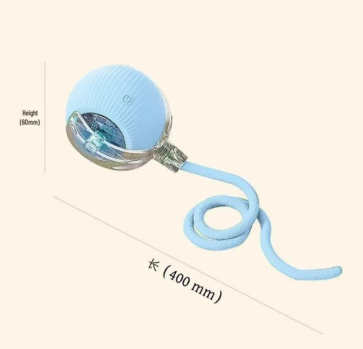 Interactive Electric Cat Toy: Automatic Sound-Making, Direction-Changing Teaser Ball for Boredom Relief