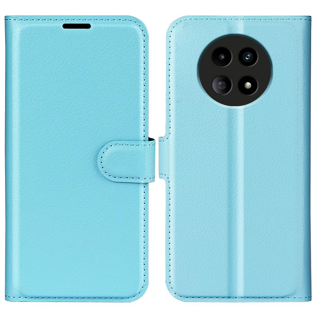 For Realme 12 5G Case Litchi Texture Wallet Cell Phone Cover with Magnetic Clasp