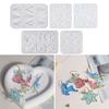 Orecchini Serie Natalizia Stampi in Silicone Stampi per Resina Epossidica Cristallina Ornamento Natalizio per Artigianato di Gioielli Festivi