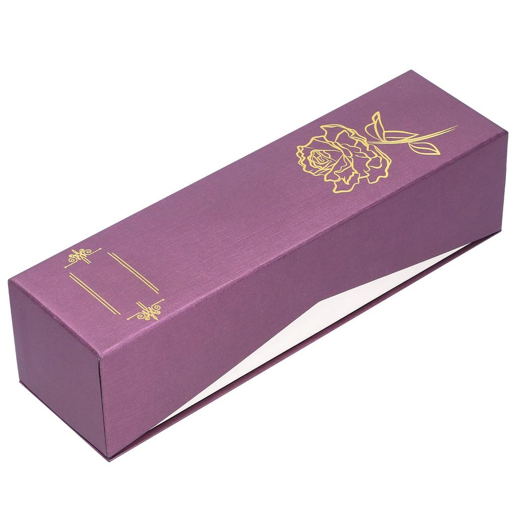 24K Gold‑Plated Real Rose Valentine's Day Golden Rose with Base Gift Decoration for Girlfriend