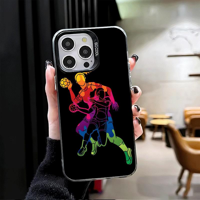 Handball Sport Shockproof Phone Case for iPhone 17 Air 16 16E 15 Pro Max 14 Plus 13 Mini 12 Back Cover Anti Fall Fundas