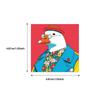 50PCS Cartoon Silly Goose Waterproof Stickers for Helmets, Phones, Bicycles, and Children's Stationery.