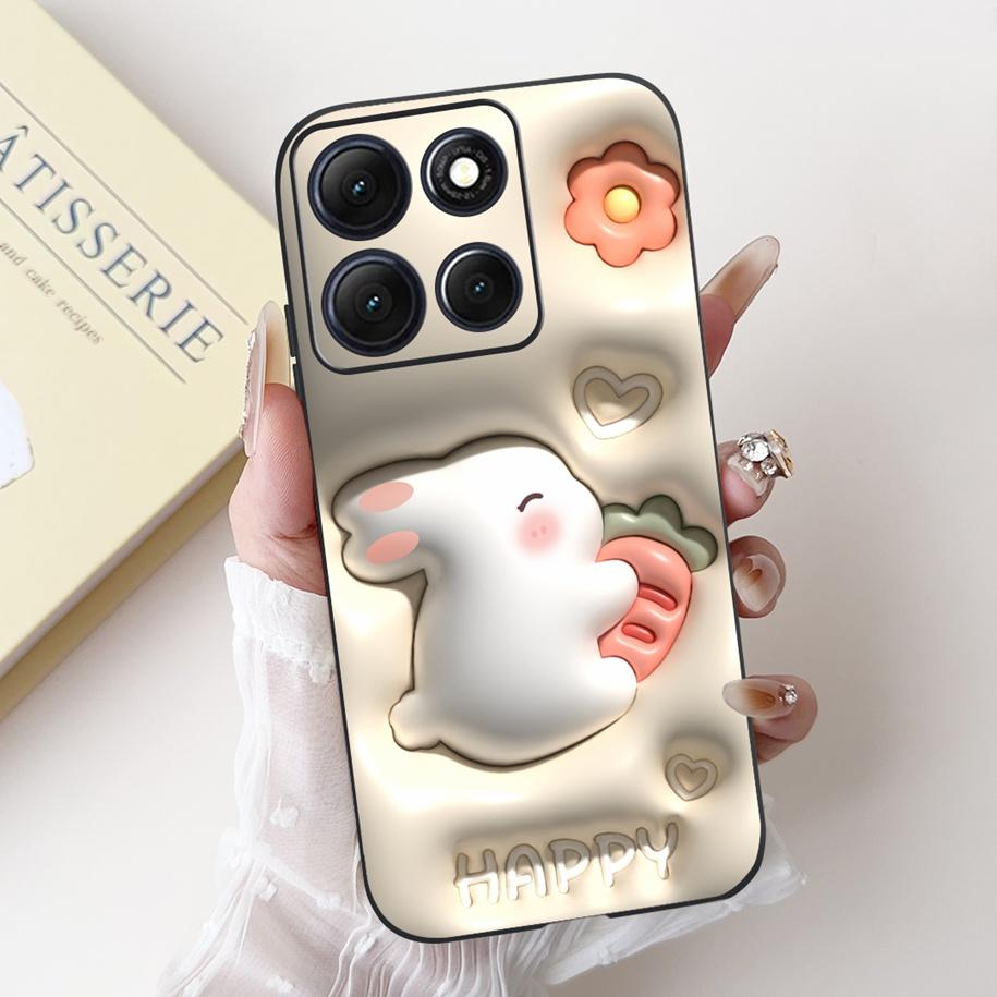 For Motorola Moto G86 Power 2025 Case New Cute Cartoon Rabbit Panda Shell Soft Silicone Back Phone Cover For Moto G86 Power Case