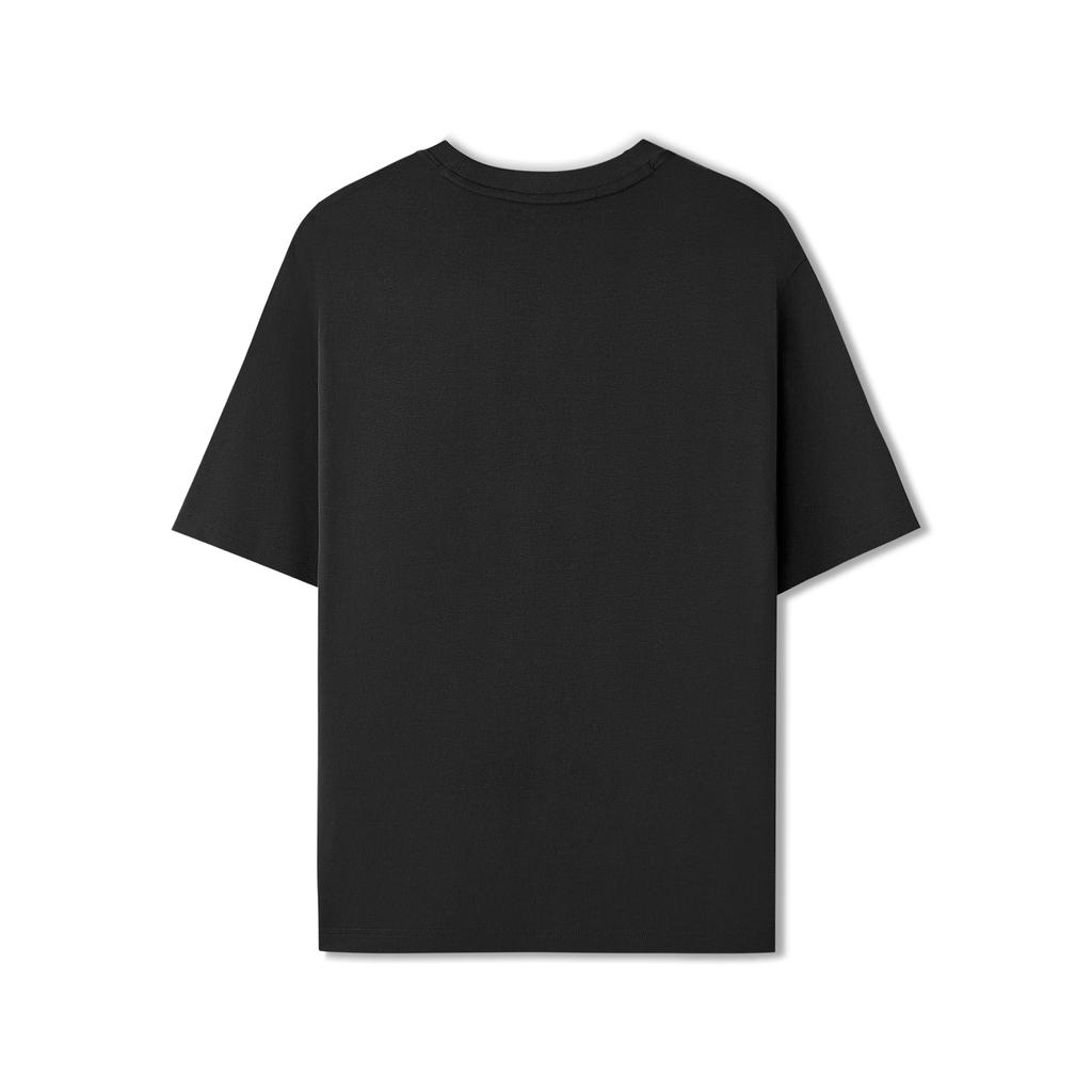 Skechers Basic Versatile Soft Skin-Friendly Comfortable Sports Letter Pattern Cartoon Short Sleeve T-Shirt Unisex tops L225U197-06B6