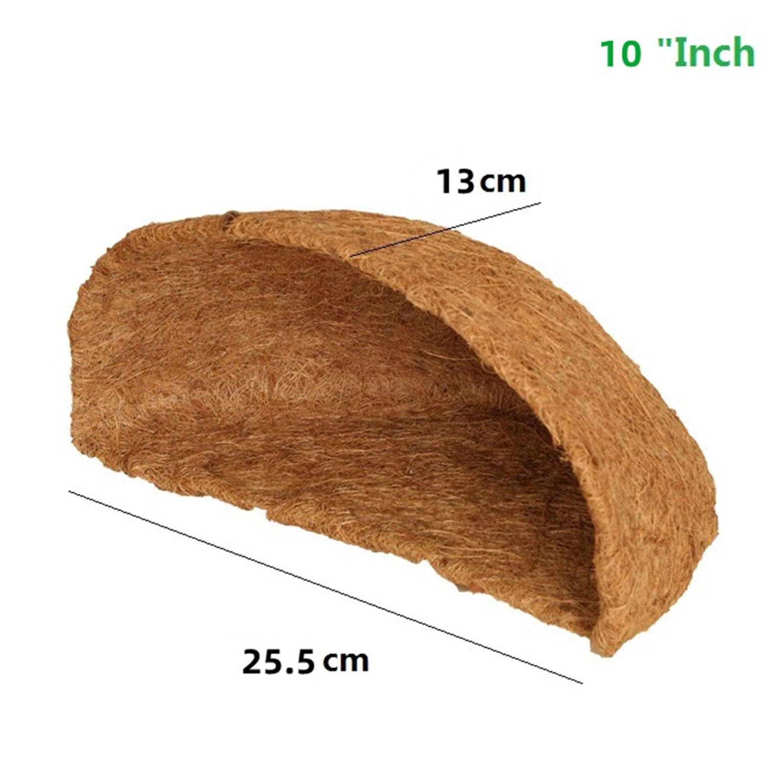 

1 шт. Круглая подвесная корзина Кокосовый мат Кокосовый вкладыш Замена Кокосовое волокно Цветочная корзина Для домашнего садоводства Свадебный декор