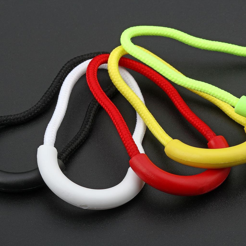 5Pcs PVC Zipper Pull Cord Zipper Kopf Pull Puller Clip Ersatz Enden Schloss Kleidung Rucksack Gepäck Zubehör