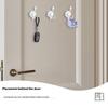 2Pcs Suction Cup Hook Reusable Removable Stainless Steel Glass Window Door Shower Towel Hanger for Bathroom Kitchen
