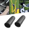 2 Pcs Wheelbarrow Rubber Handles Anti Slip Rubber Sleeve Round Tubes Black Cart Grips Replacement Handles Hardware Accessories