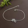 Astrological Zodiac Sign Bracelet, 925 Sterling Silver Handmade Jewelry, Zodiac Jewelry, Women Bracelet