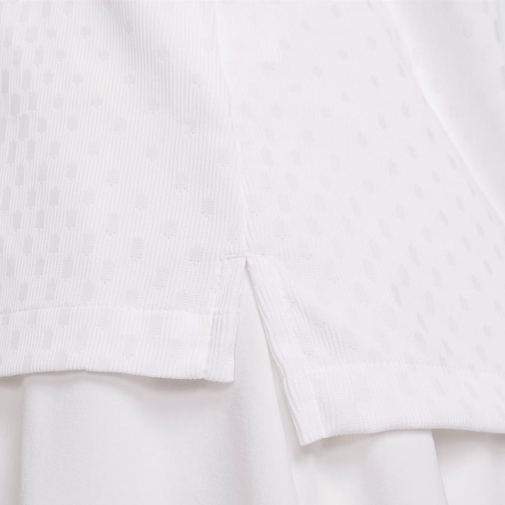 Nike Dri-FIT ADV Short-Sleeve Golf Polo Shirt Women Tops White FD5496-100