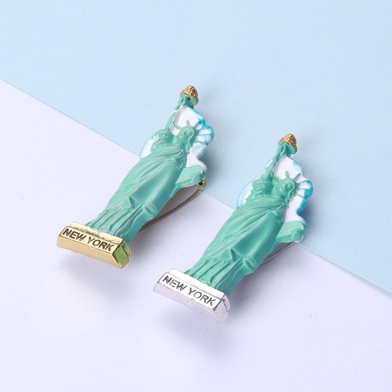 Creative Personality Free Muse Model Character Brooch, Versatile Collar Suit