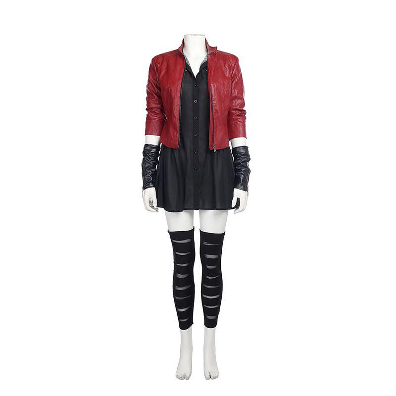Premium Quality Avengers Age Of Ultron Scarlet Witch Cosplay Costume For Women