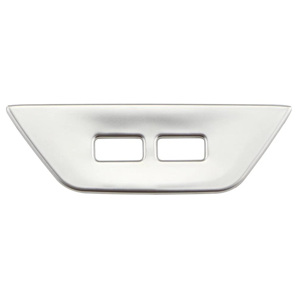 

For Volkswagen VW TROC T-roc 2017 2018 2019 2020 2025 2025 2025 Rear USB Charging Port Panel Cover Sticker Trim Accessories серебряный