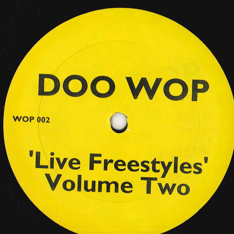 

12-дюймовая пластинка DOO WOP - Живые фристайлы Том второй WOP002 НЕ НА ЛЕЙБЛЕ 1996 США Рэп и хип-хоп/R&B Б/У