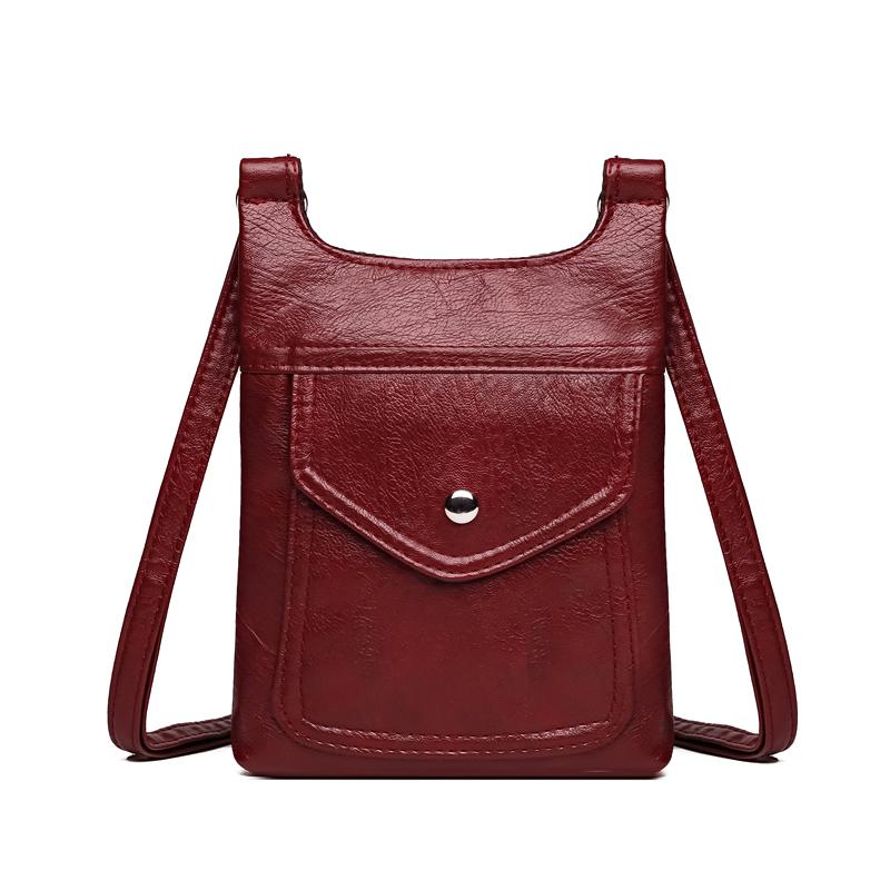 

Женская сумка через плечо с несколькими карманами, сумка-мессенджер Mother Bag красный