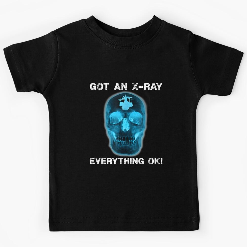 Heavy Metal - Got An X-Ray - Drummer Hard Rock - Skull Rock T-Shirt Kids T-Shirt 170