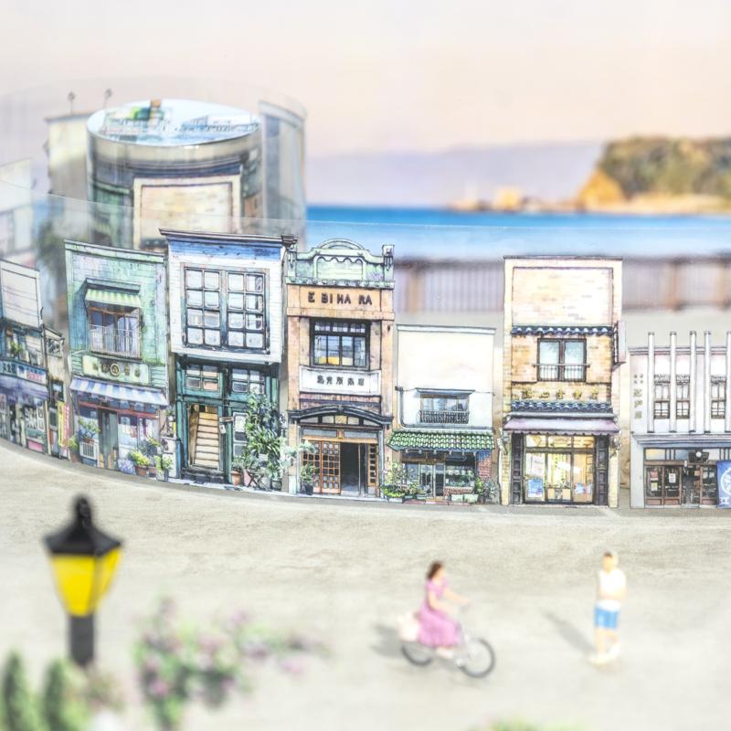 1 Roll Street View PET Tape For Scrapbooking DIY Journal Stickers Collage Art Phone Case Notebook Decoration Gift Craft Supplies