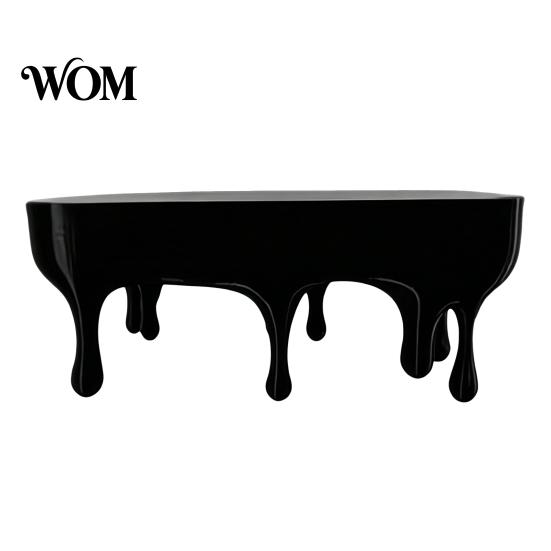 Dripping Floating Shelf Melting Wall Shelf, 3D Printed Fun Creative Decor Display for Home Storage Living Room Matte Finish