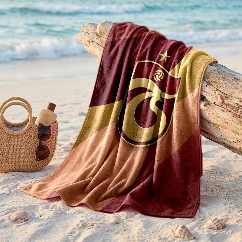 Trabzonspor FC Print Microfiber Beach Towel Quick Dry Absorbent Large Towel For Beach Swimming Travel