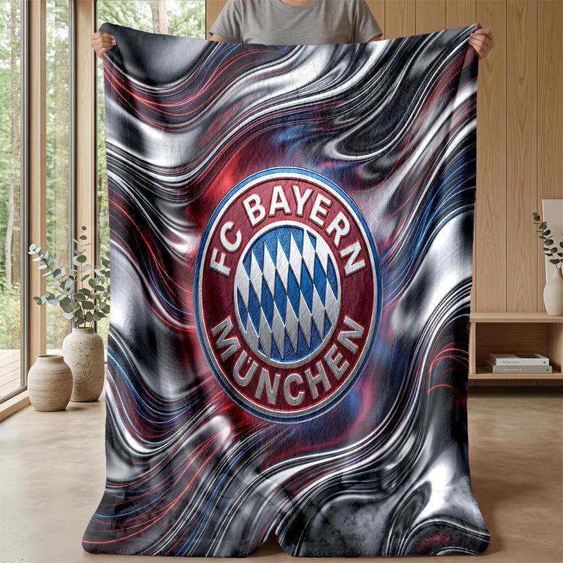Bayern Munich Theme blanket Soft Flannel Blanket Plush Throw Blanket Cozy Sofa Bed Blanket for Home Decor