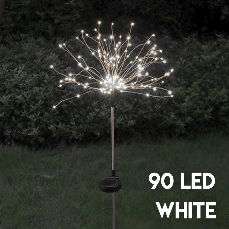 LED Solar Firework Lights Garden Decoration Fairy Lamps Waterproof Outdoor Firefly Bee Lawn Lamp Patio Landscape Yard Light