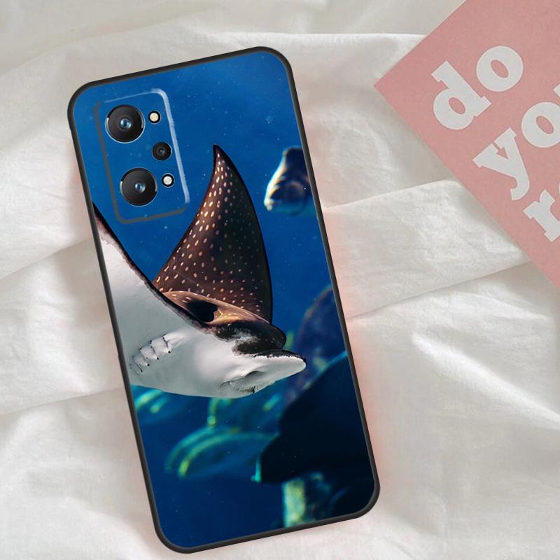 Animal Manta Ray Case For Realme C75 C63 C61 C65 C67 C55 C51 C53 C35 C71 15 11 12 13 14 Pro Plus GT6 GT7 Pro