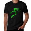 Kali Linux Green TShirt Novelty Print Casual Tee Shirt