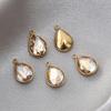 20pcs Stainless Steel Charm Crystals Water Drop Pendants For DIY Jewelry Earrings Making Findings 12 colors 11x18mm